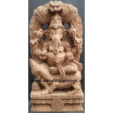 Hindu God Ganesh On Rat